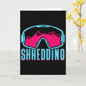 Carte Shredding  (Fleur jaune)