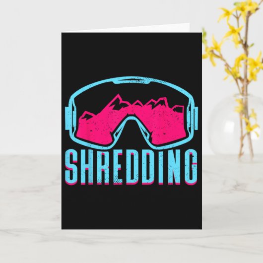 Carte Shredding (Fleur jaune)