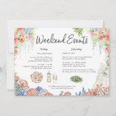 Carte Shrewsbury New Jersey Wedding Weekend Welcome Map (Dos)