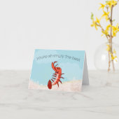 Carte Shrimply the best card (Fleur jaune)