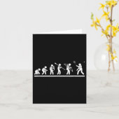 Carte Shutt Evolution Hommes Femmes Drôle Badminton (Fleur jaune)