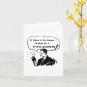 Carte Si Biden Est La Réponse Comique (Fleur jaune)