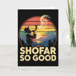 Carte Si Bon Drôle Rosh Hashanah Fête Juive Sho Far