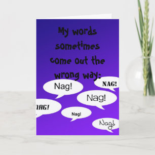 Carte Si bon harceler sort mal