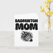 Carte Si cela implique Badminton Comptez sur moi Shuttle (Fleur jaune)