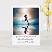 Carte Si est c'à ce que la terre ressemble… (Fleur jaune)