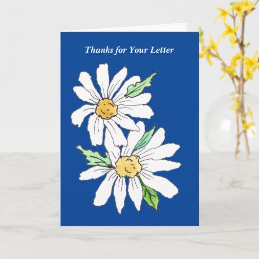 Carte si heureux de vous entendre (Fleur jaune)