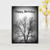 Carte Si heureux nous appartenons au même anniversaire (Fleur jaune)