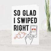 Carte Si Heureux que j'ai coulé à droite (Devant)