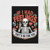 Carte Si j'avais des sentiments, ils seraient pour vous  (Devant)