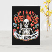 Carte Si j'avais des sentiments, ils seraient pour vous  (Fleur jaune)
