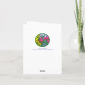 Carte Si J'Avais Une Fleur À Chaque Fois Que Je Pense À  (Dos)