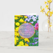 Carte Si J'Avais Une Fleur À Chaque Fois Que Je Pense À  (Fleur jaune)