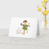 Carte Si Je N'Avais Qu'Un Cerveau (Fleur jaune)