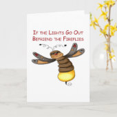 Carte Si la lumière sort avant les lucioles (Fleur jaune)