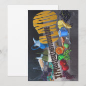 Carte Si la musique est la nourriture de l'amour (Devant / Derrière)