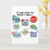 Carte Si les chiens faits rassemblent des signes (Fleur jaune)