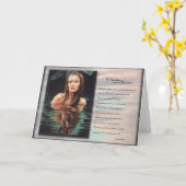 Carte Si les souhaits étaient des chevaux (Fleur jaune)