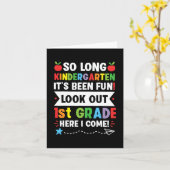 Carte Si Long Kindergarten 1ère année ici je viens Gradu (Fleur jaune)