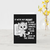 Carte Si on n'était pas censé manger des collations de m (Fleur jaune)