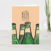 Carte Si seulement la bière guérit le cancer au lieu de  (Devant)