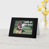 CARTE SI "TRISTE" D'AVOIR MANQUÉ VOTRE ANNIVERSAIRE (Fleur jaune)