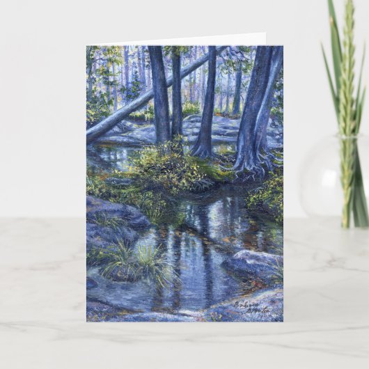 Carte "Si un arbre tombe..." (Devant)