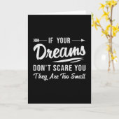 Carte Si vos rêves ne vous font pas peur PDG Propriétair (Fleur jaune)