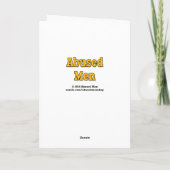 Carte Si votre amie frappe, les claques ou vous (Dos)