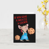 Carte Si Vous Donnez Une Souris Un Cookie (Fleur jaune)