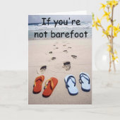 CARTE SI VOUS N'ÊTES PAS À PIED, VOUS ÊTES SURPLOMBÉ (Fleur jaune)