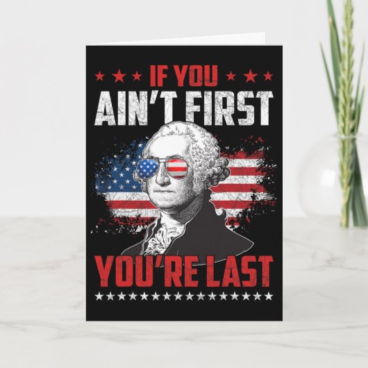Carte Si vous n'êtes pas premier vous êtes dernier Indep (Devant)