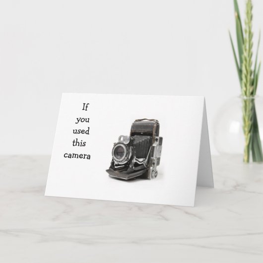 CARTE SI VOUS UTILISEZ CETTE APPAREIL PHOTO, VOUS POUVEZ (Devant)