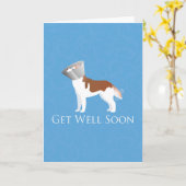 Carte Sibérien Husky - Rouge - Bien Bientôt Design (Fleur jaune)