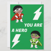 Carte Sick Boy Super Hero Se Bien (Dos)