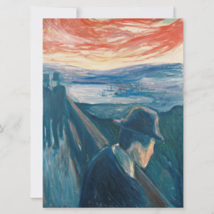 Carte Sick Mood au coucher du soleil, Despair (par Edvar