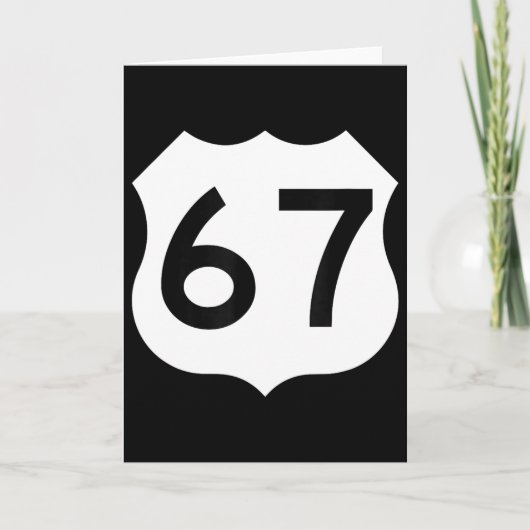 Carte Sick Seven Meme Tee Six Seven  (Devant)