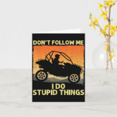 Carte Side-by-side Design For Men Women Utv Atv Sxs Off  (Fleur jaune)