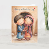 Carte Side by Side Valentine Card (Devant)