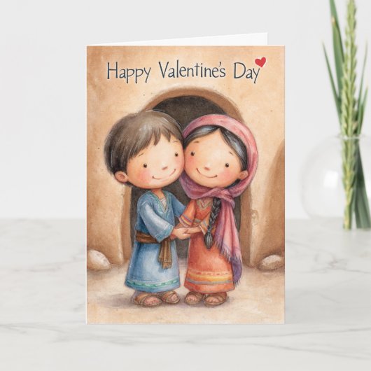 Carte Side by Side Valentine Card (Devant)