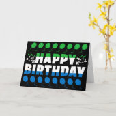 Carte Sierra Leone Drapeau patriotique Anniversaire (Fleur jaune)