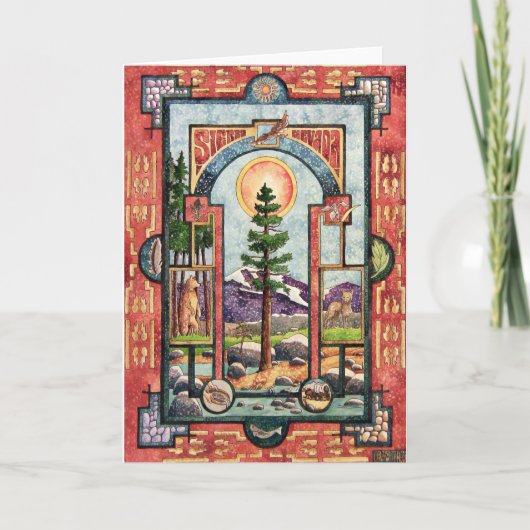 Carte Sierra Nevada (Devant)