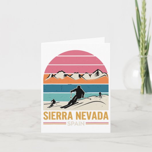 Carte Sierra Nevada Espagne (Devant)