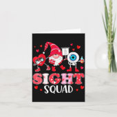 Carte Sight Squad Optician Optometrist Dabbing Heart Val (Devant)
