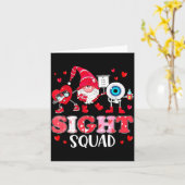 Carte Sight Squad Optician Optometrist Dabbing Heart Val (Fleur jaune)