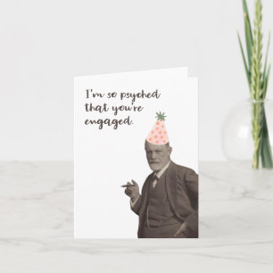 Carte Sigmund Freud Funny Fiançailles