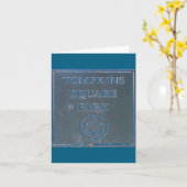 Carte Sign From Tompkins Square Park New York City  (Fleur jaune)