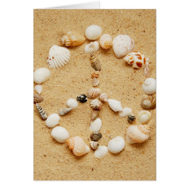 Carte Signale de Paix de Coquillage (Devant)