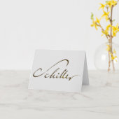 Carte Signature Friedrich Schiller (Fleur jaune)