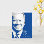 Carte Signature Joe Biden (Fleur jaune)